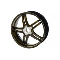 BST Rapid TEK 5 Split-Spoke Carbon Fiber Front Wheel for the Suzuki GSX-R600 / GSX-R750 (2011+) - 3.5 x 17